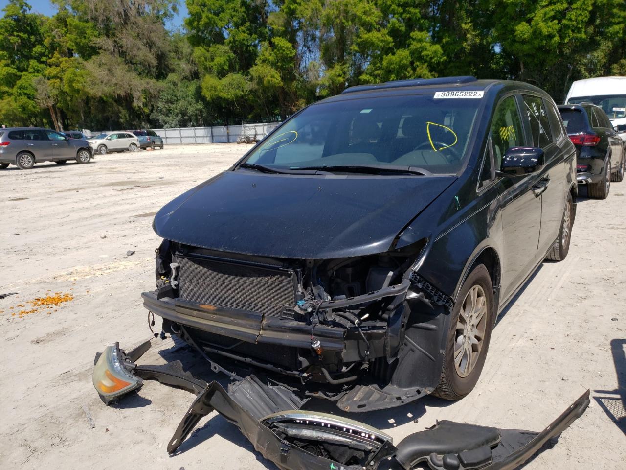 Photo 2 from auction – 2012 HONDA ODYSSEY EX with VIN 5FNRL5H62CB006151