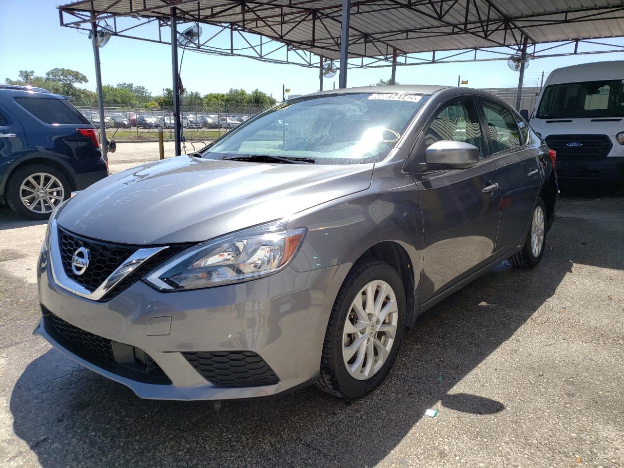 Photo 2 from auction – 2019 NISSAN SENTRA S with VIN 3N1AB7AP2KL614561