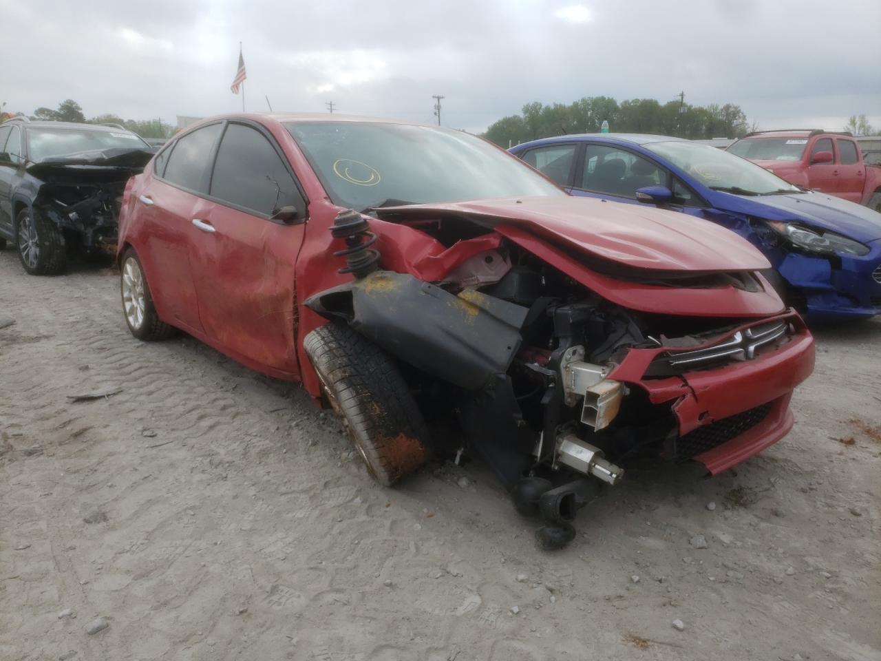 DODGE DART LIMIT 2013 with VIN 1C3CDFCH6DD135251 - Photo from auction