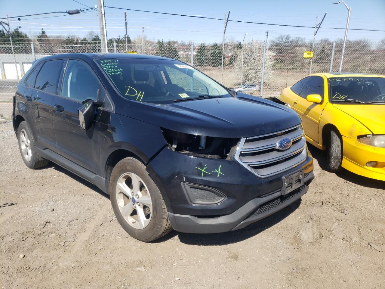 FORD EDGE SE 2016 with VIN 2FMPK3G92GBC19934 - Photo from auction