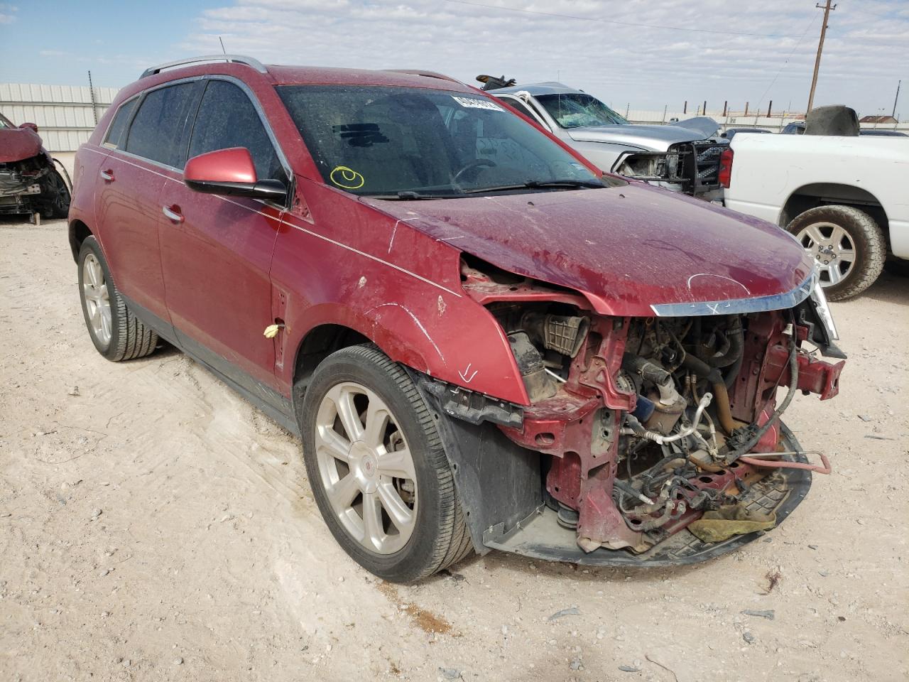 CADILLAC SRX PREMIU 2013 with VIN 3GYFNEE31DS645356 - Photo from auction
