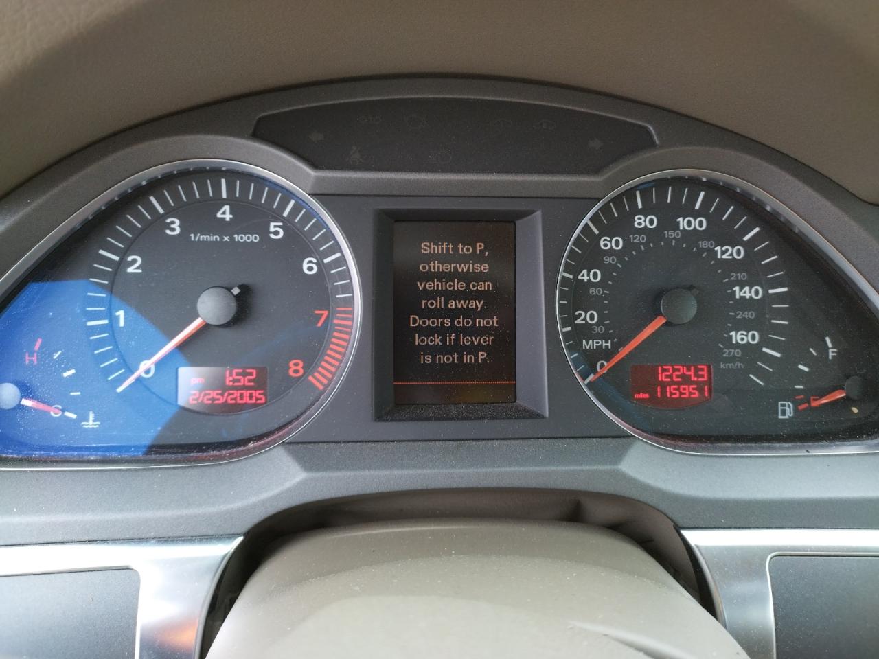 Photo 8 from auction – 2006 AUDI A6 4.2 QUA with VIN WAUDL74F66N117929