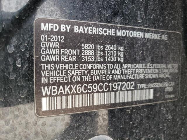 Photo 10 from auction – 2012 BMW 750 I with VIN WBAKX6C59CC197202