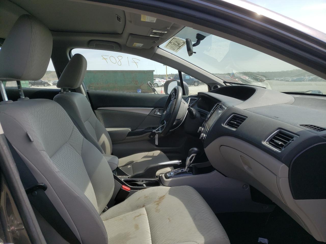 Photo 5 from auction – 2015 HONDA CIVIC EX with VIN 19XFB2F83FE001477