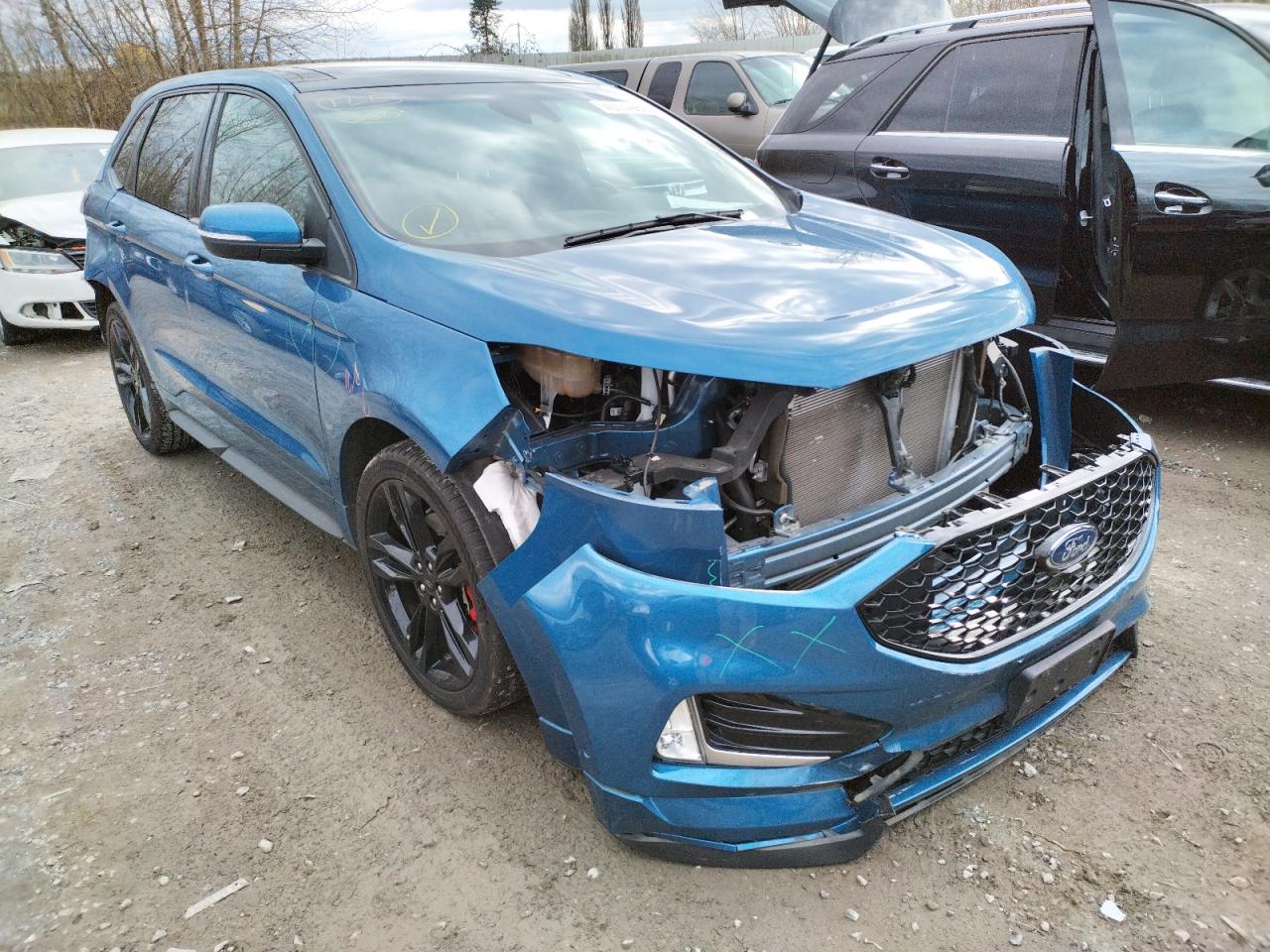 FORD EDGE ST 2019 with VIN 2FMPK4AP8KBB37650 - Photo from auction