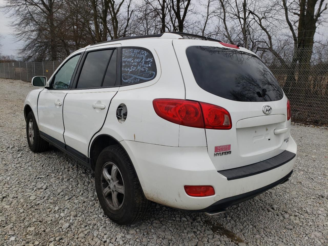 Photo 3 from auction – 2007 HYUNDAI SANTA FE G with VIN 5NMSG73D87H049372