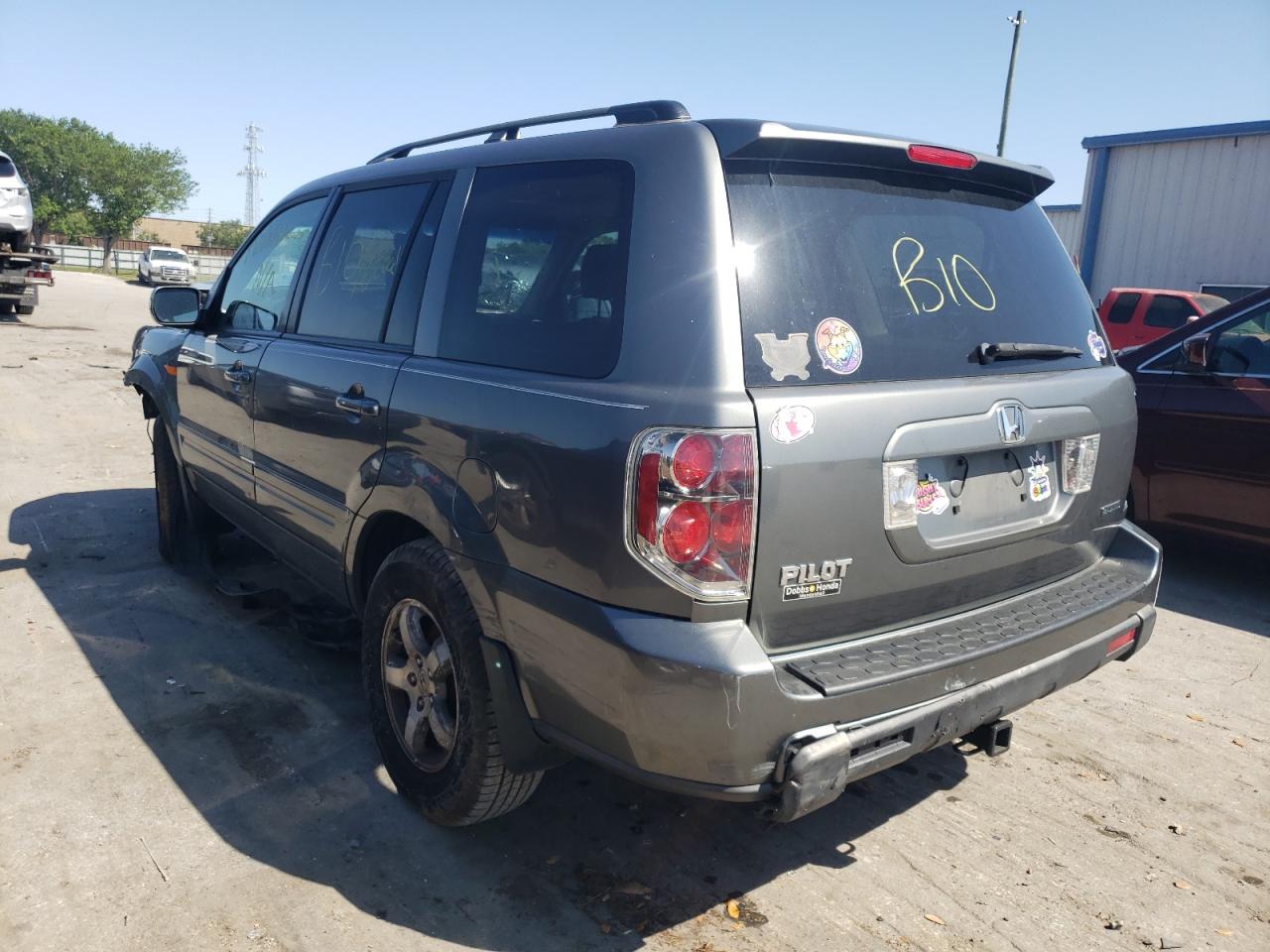 Photo 3 from auction – 2007 HONDA PILOT EXL with VIN 5FNYF18677B015879