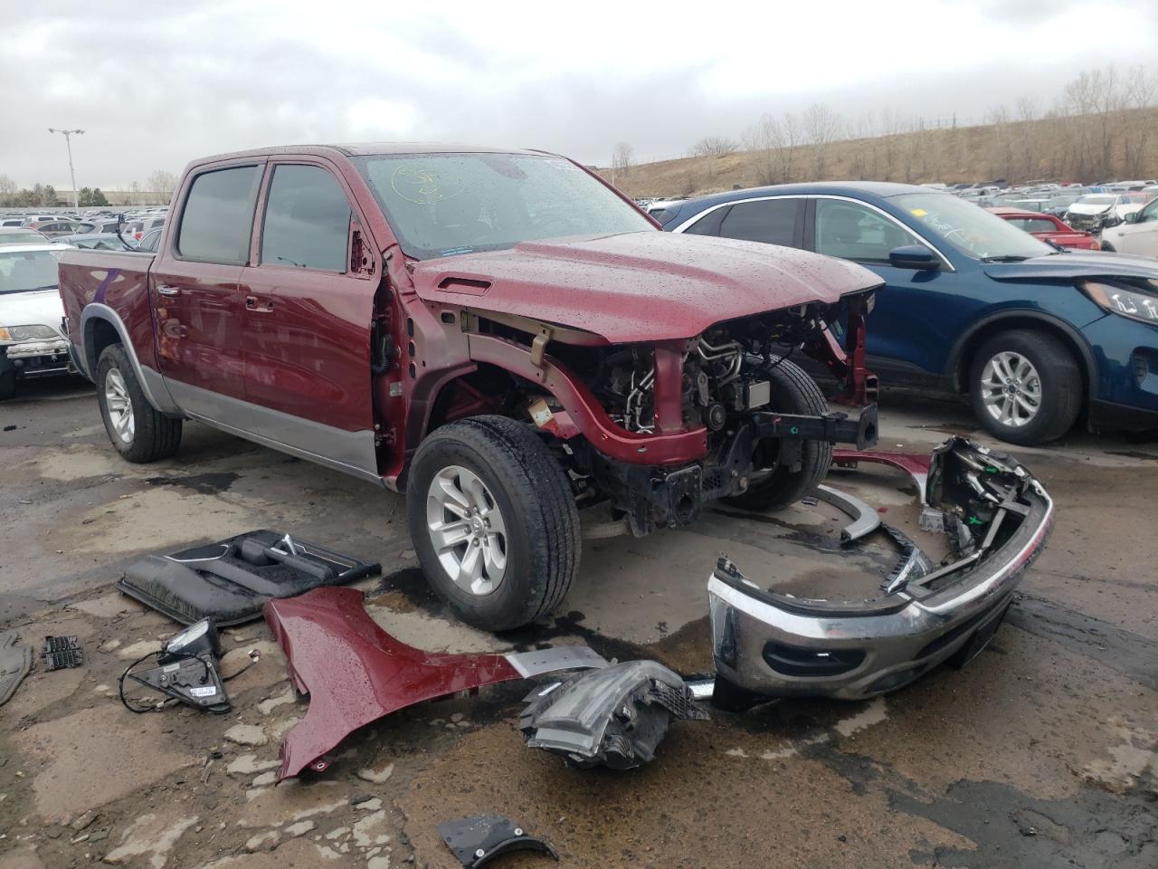 RAM 1500 LARAM 2019 with VIN 1C6SRFJT7KN863109 - Photo from auction