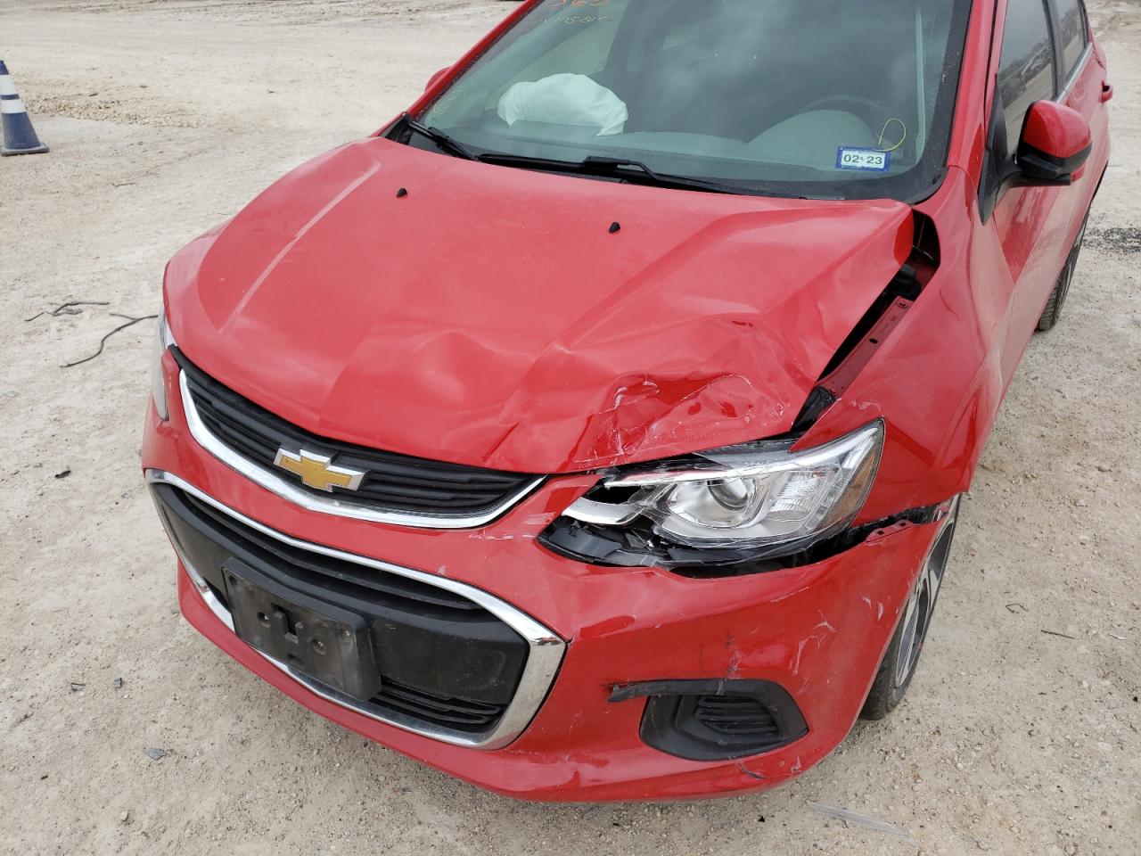 Photo 9 from auction – 2018 CHEVROLET SONIC PREM with VIN 1G1JF5SB2J4105012