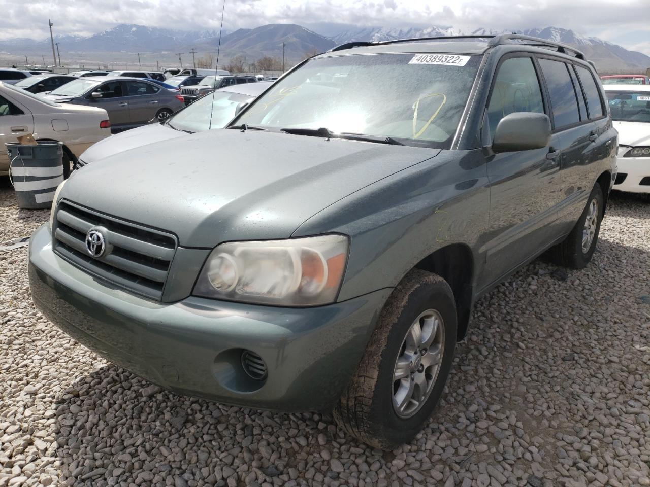 Photo 2 from auction – 2006 TOYOTA HIGHLANDER with VIN JTEEP21A960138905