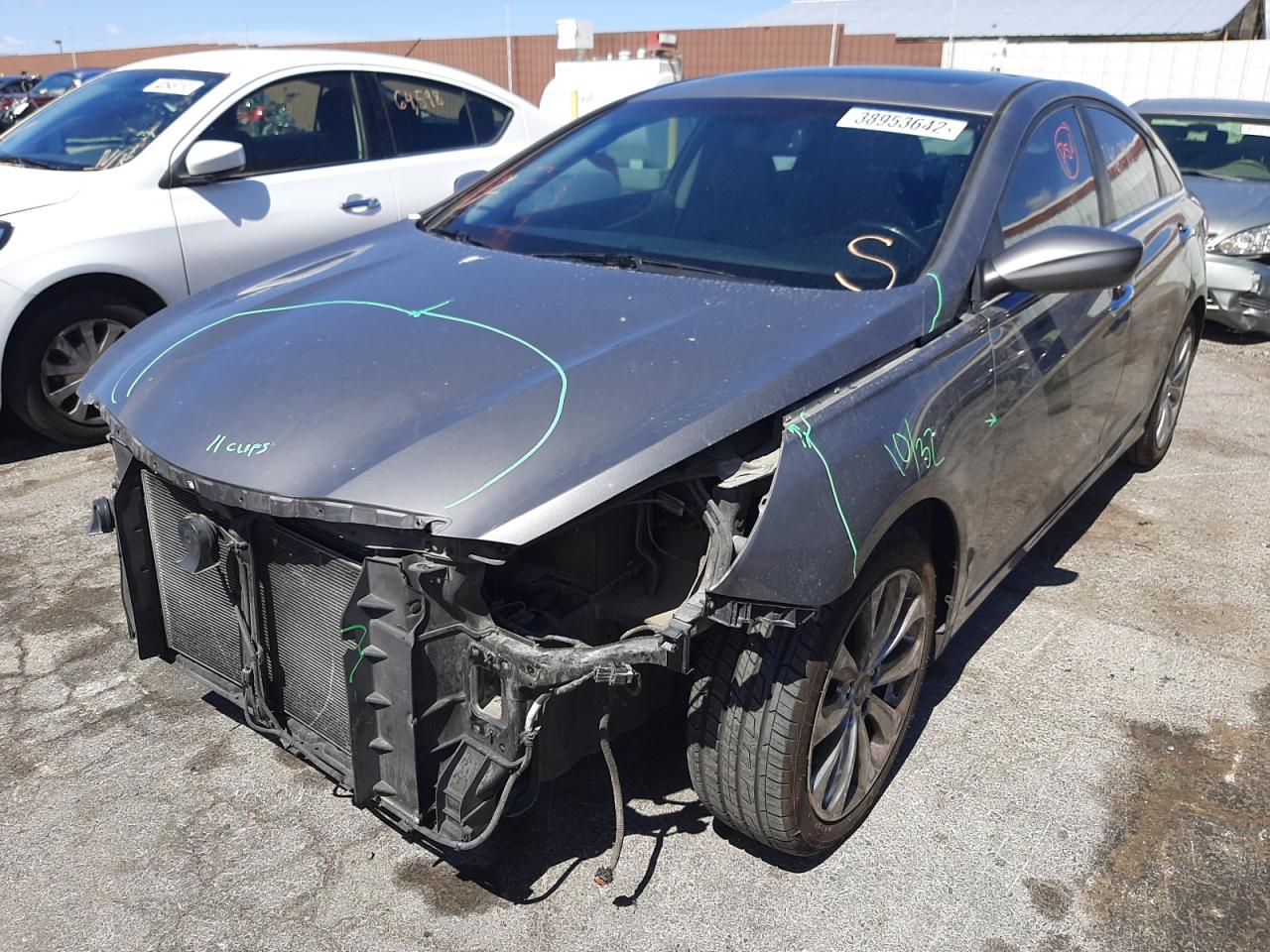 Photo 2 from auction – 2013 HYUNDAI SONATA SE with VIN 5NPEC4AC3DH712587