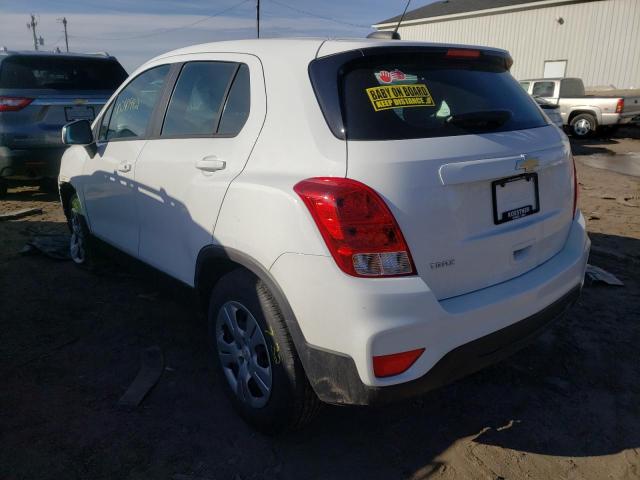 Photo 3 from auction – 2017 CHEVROLET TRAX LS with VIN KL7CJKSB5HB102945