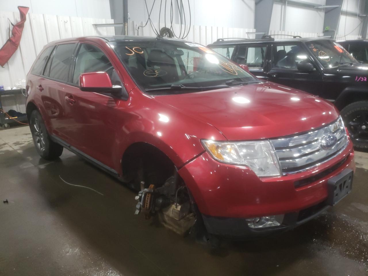 FORD EDGE SEL 2008 with VIN 2FMDK38C48BB36150 - Photo from auction