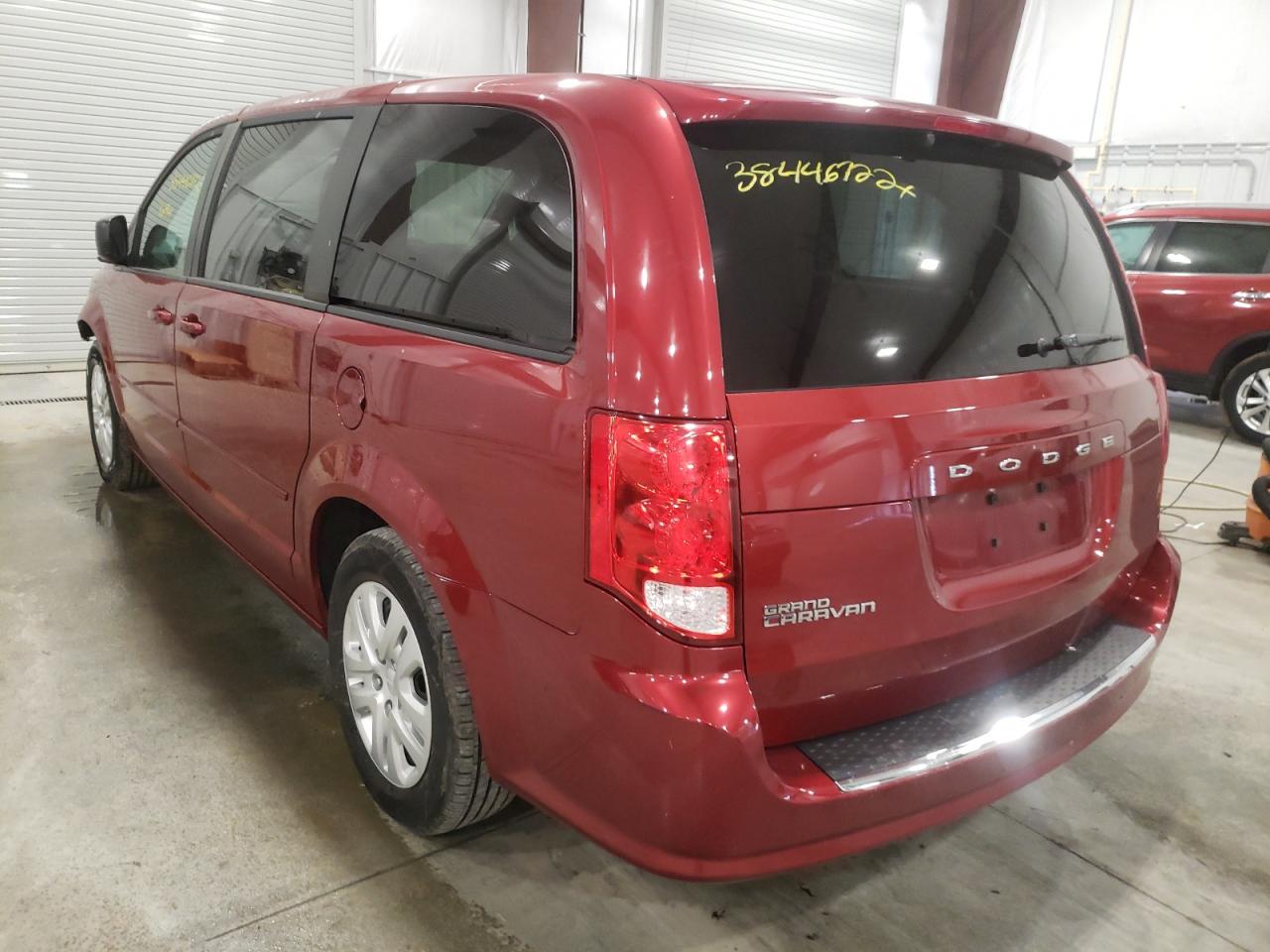 Photo 3 from auction – 2015 DODGE GRAND CARA with VIN 2C4RDGBG9FR666951