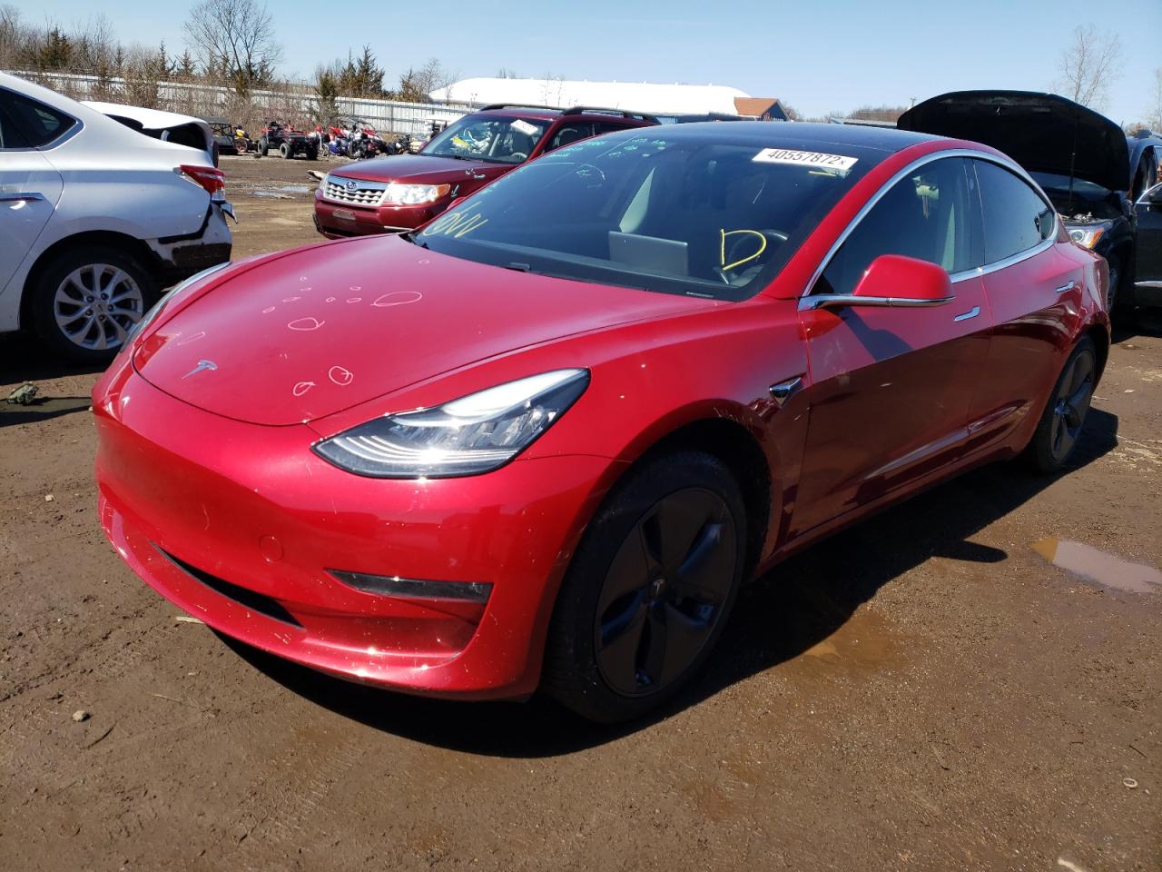 Photo 2 from auction – 2018 TESLA MODEL 3 with VIN 5YJ3E1EA5JF022312