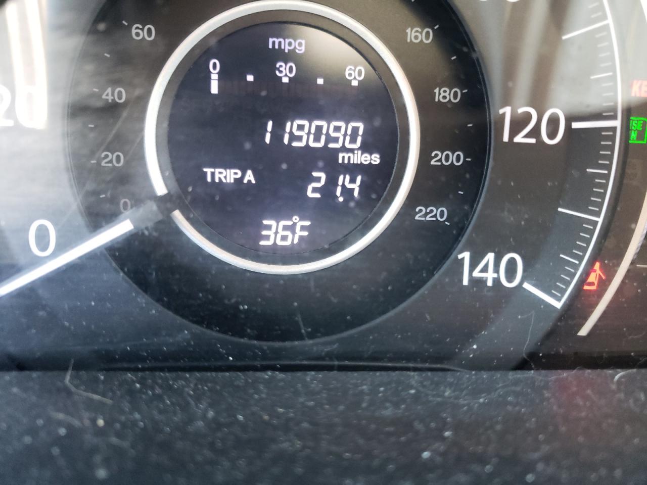 Photo 8 from auction – 2014 HONDA CR-V EXL with VIN 2HKRM4H73EH601269