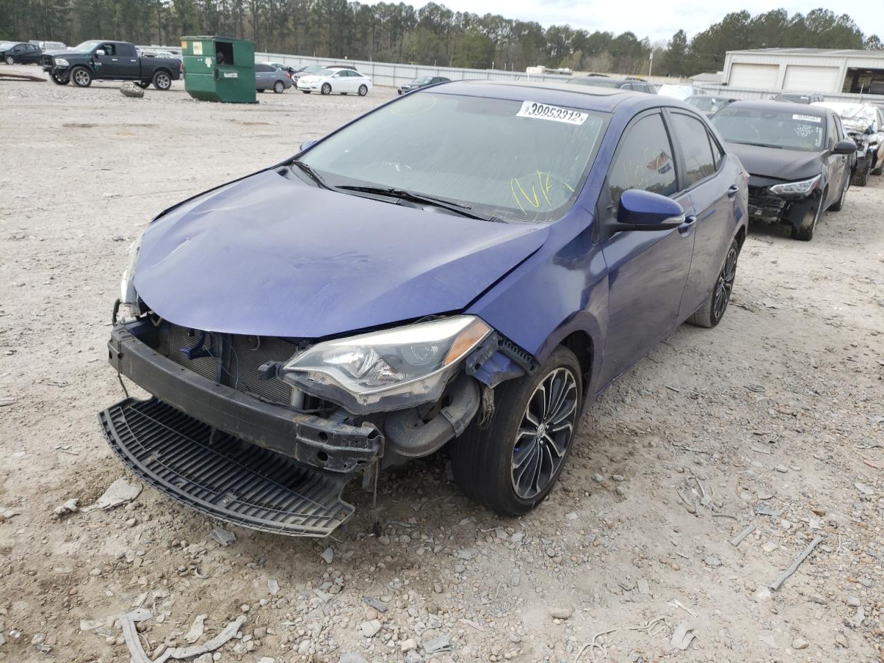 Photo 2 from auction – 2014 TOYOTA COROLLA L with VIN 5YFBURHE1EP025228