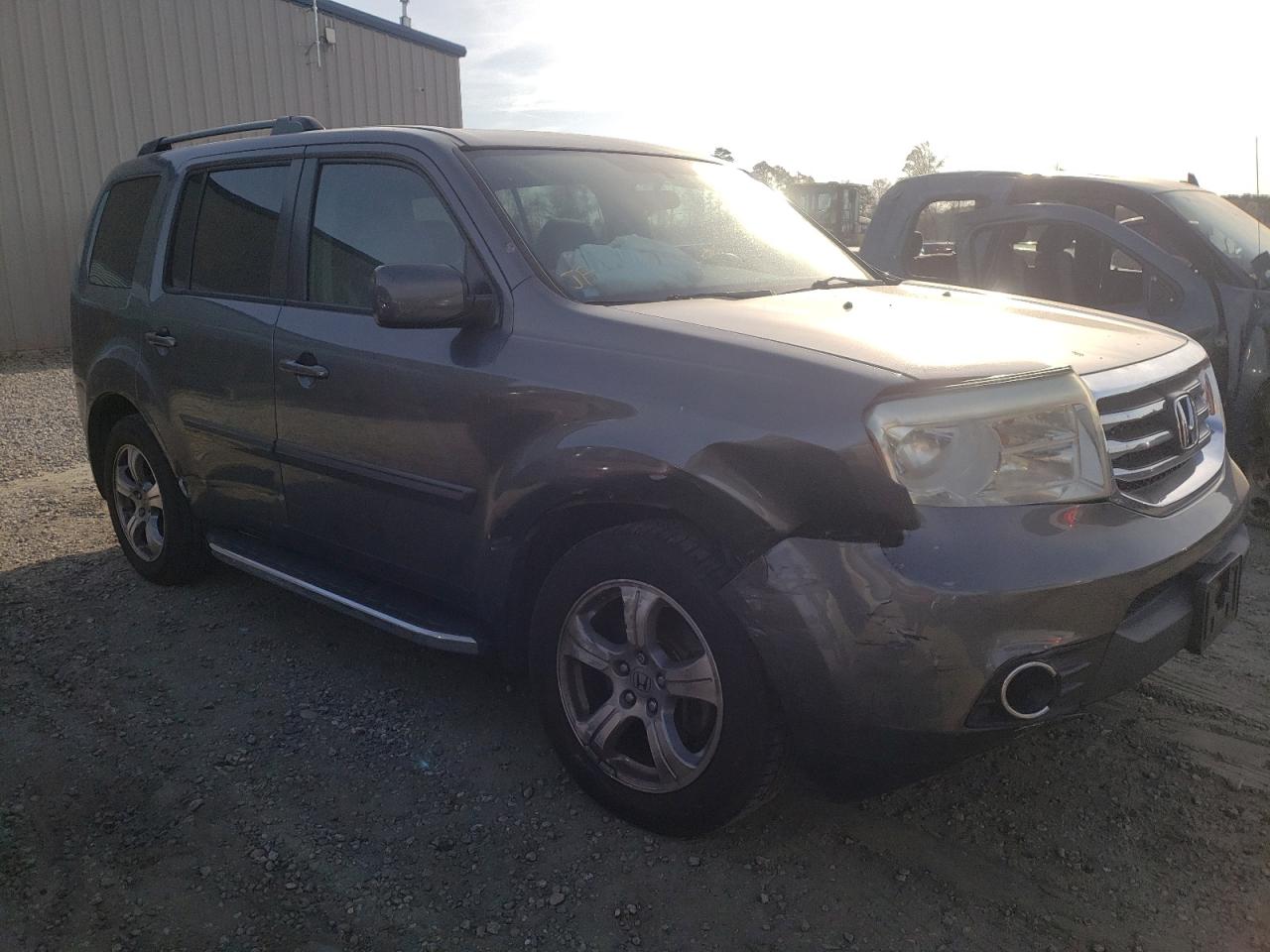 HONDA PILOT EX 2013 with VIN 5FNYF4H42DB044623 - Photo from auction