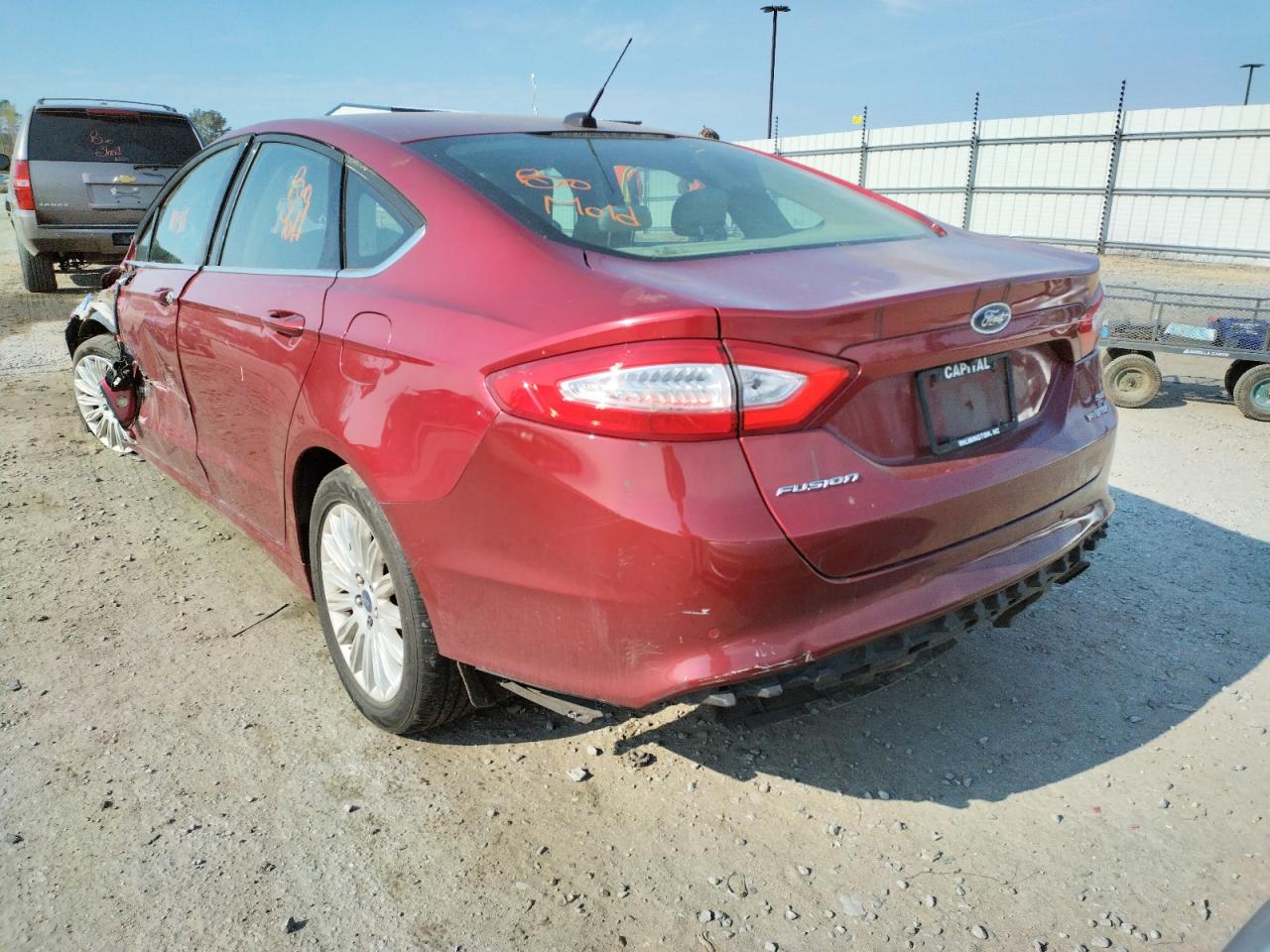 Photo 3 from auction – 2014 FORD FUSION SE with VIN 3FA6P0LU6ER173376