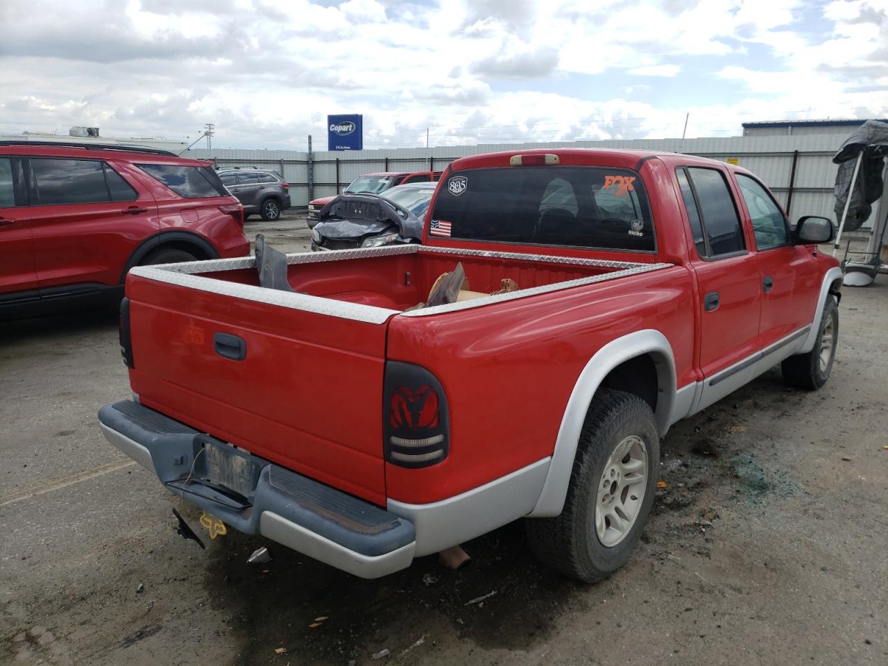Photo 4 from auction – 2003 DODGE DAKOTA QUA with VIN 1D7HL48N83S144430