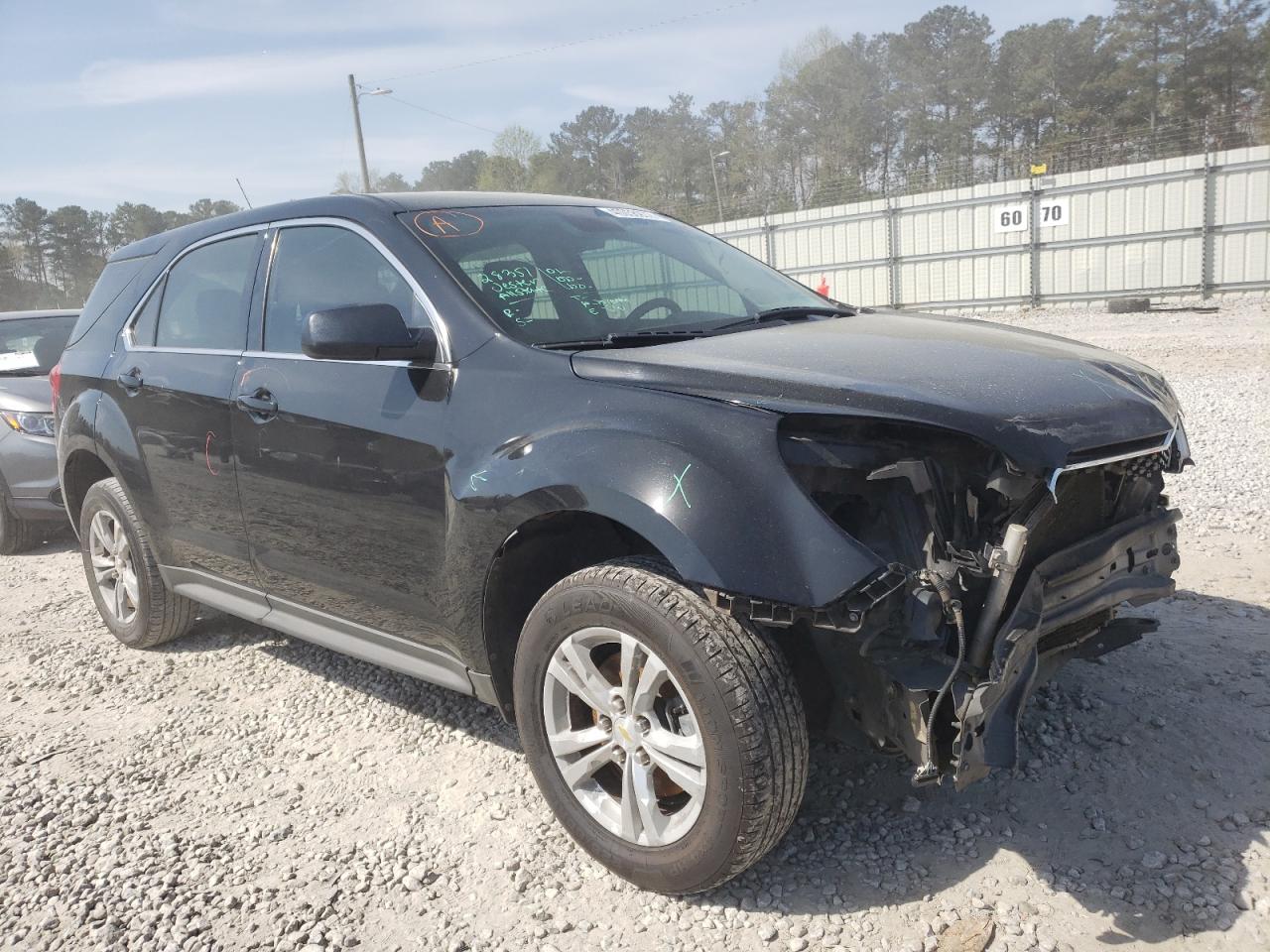 CHEVROLET EQUINOX LS 2012 with VIN 2GNALBEK3C1195139 - Photo from auction