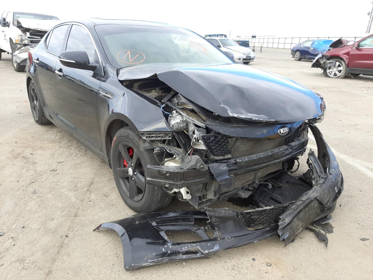 Photo 1 from auction – 2014 KIA OPTIMA LX with VIN 5XXGM4A75EG282356