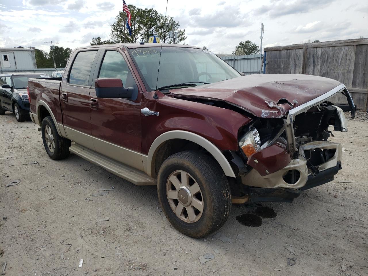 FORD F150 SUPER 2007 with VIN 1FTPW14V37KB32144 - Photo from auction