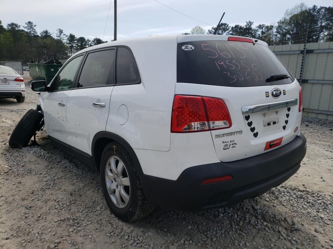Photo 3 from auction – 2011 KIA SORENTO BA with VIN 5XYKT3A10BG156139