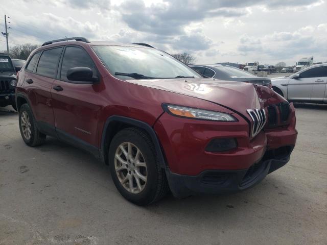 JEEP CHEROKEE S 2015 with VIN 1C4PJLAB2FW762409 - Photo from auction