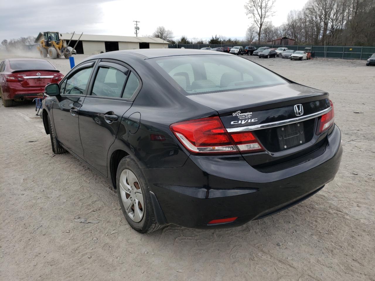 Photo 3 from auction – 2013 HONDA CIVIC LX with VIN 19XFB2F58DE099196