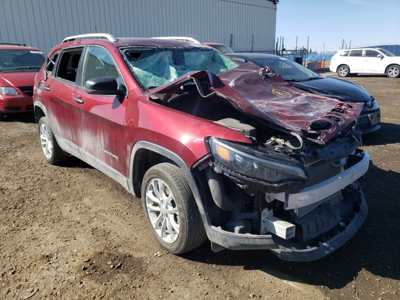 JEEP CHEROKEE S 2019 with VIN 1C4PJMAX8KD267607 - Photo from auction