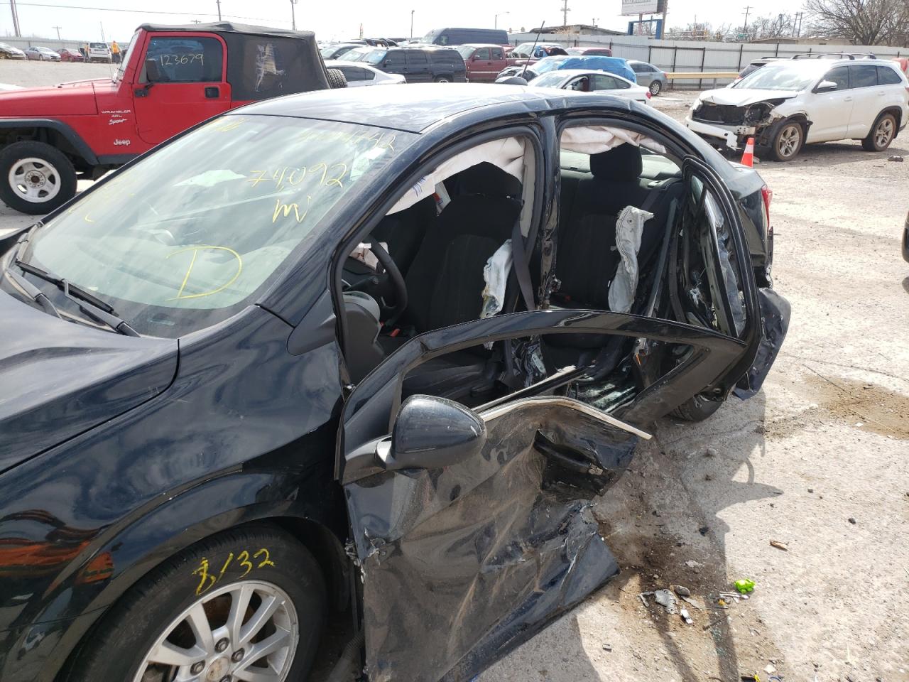 Photo 9 from auction – 2018 CHEVROLET SONIC LT with VIN 1G1JD5SH5J4119786