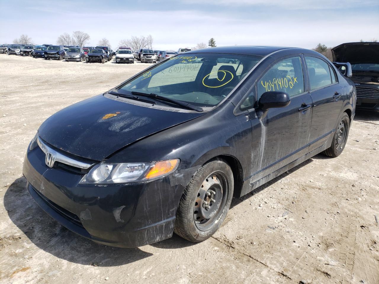 Photo 2 from auction – 2008 HONDA CIVIC LX with VIN 2HGFA16558H356906