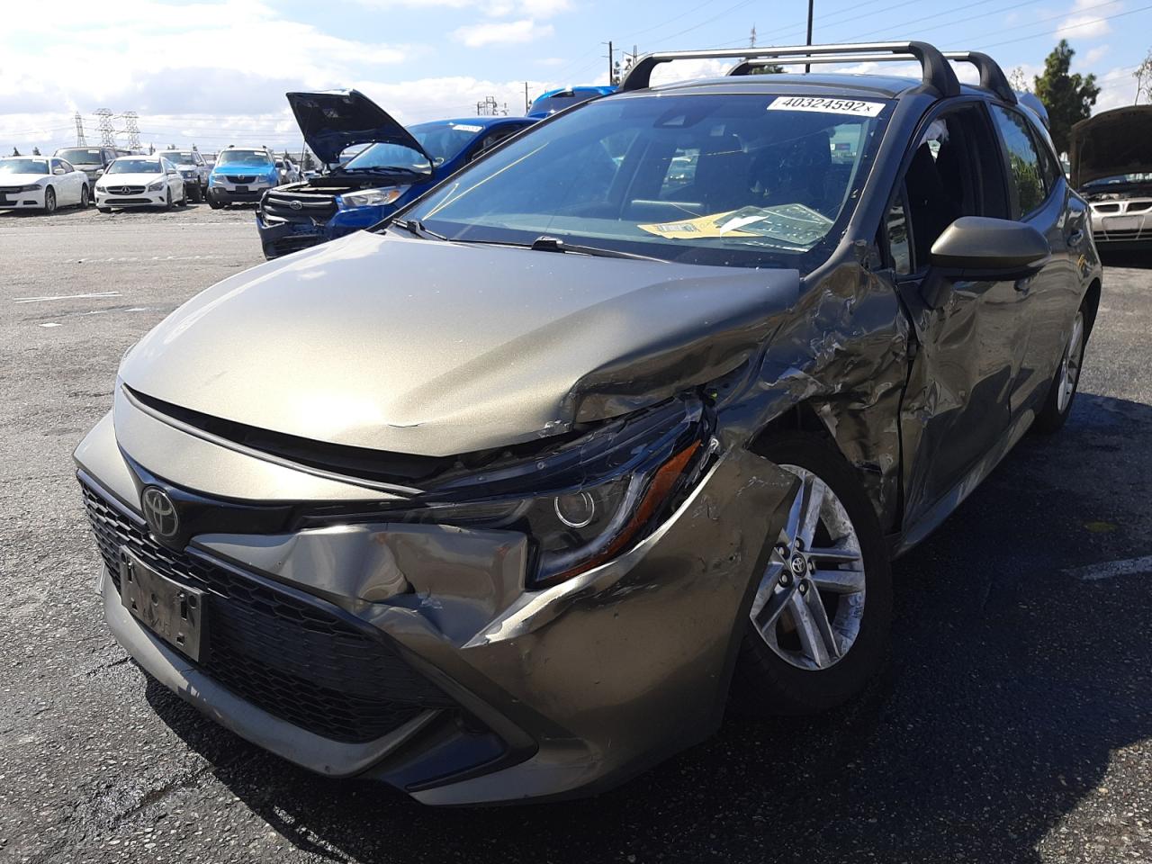 Photo 2 from auction – 2019 TOYOTA COROLLA SE with VIN JTNK4RBEXK3044241