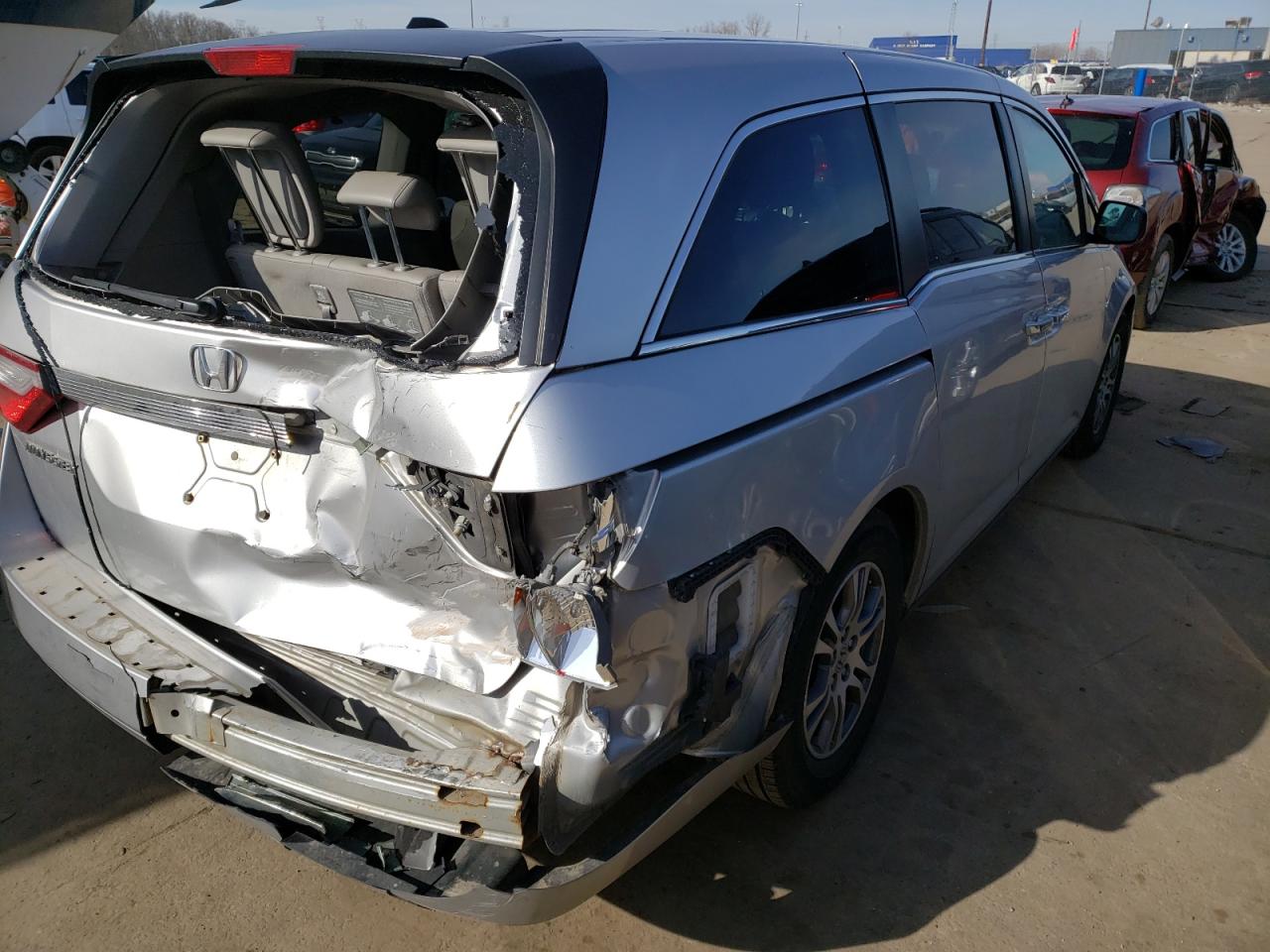 Photo 4 from auction – 2011 HONDA ODYSSEY EX with VIN 5FNRL5H61BB093880