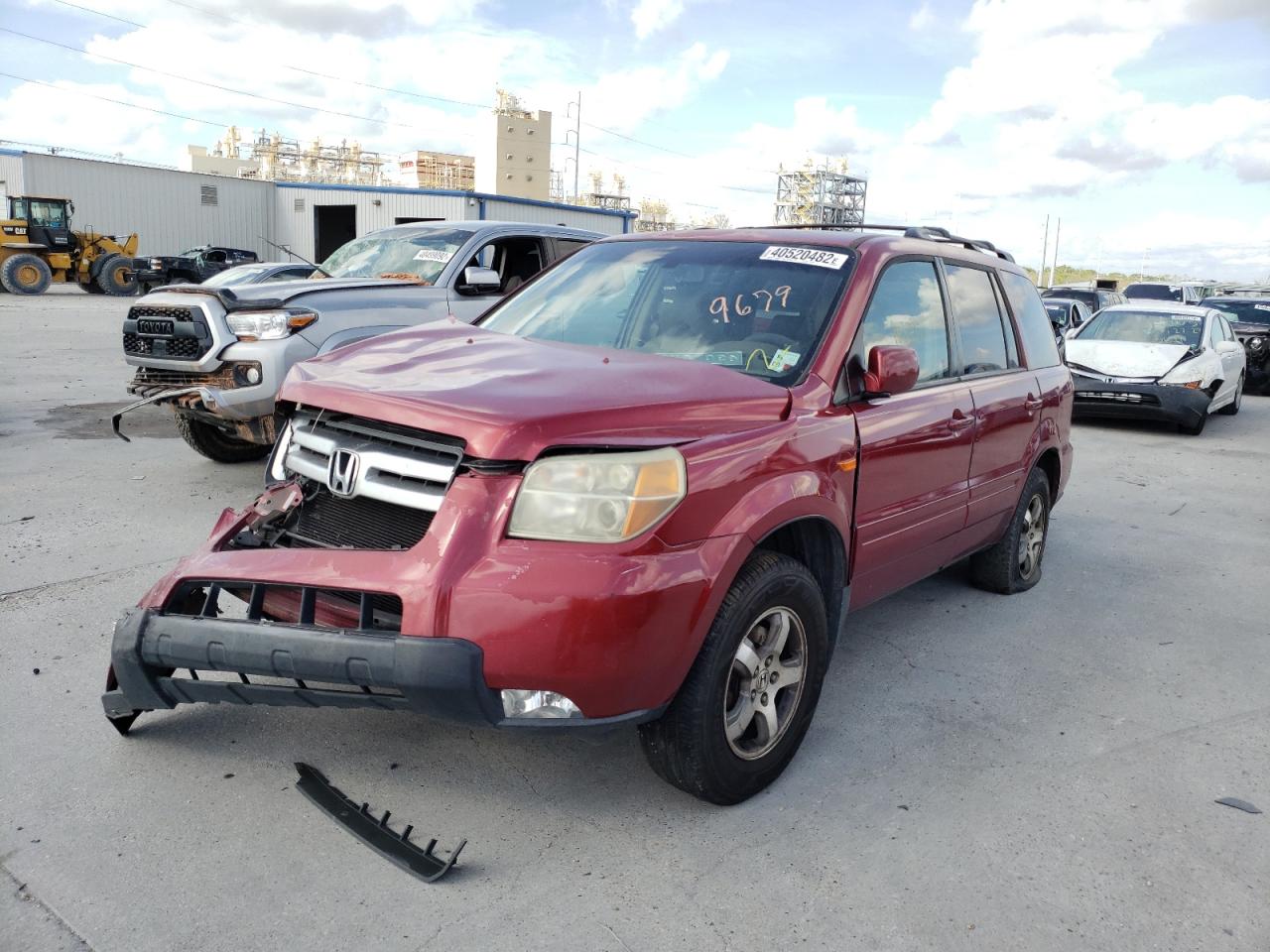 Photo 2 from auction – 2006 HONDA PILOT EX with VIN 5FNYF28536B019679