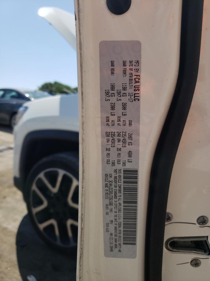 Photo 10 from auction – 2018 JEEP COMPASS LI with VIN 3C4NJDCB9JT261686