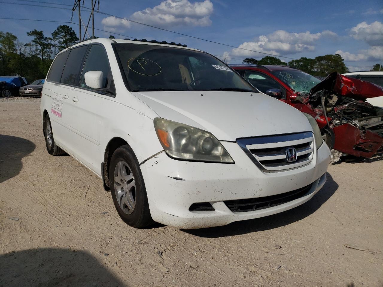 HONDA ODYSSEY EX 2007 with VIN 5FNRL38767B428166 - Photo from auction