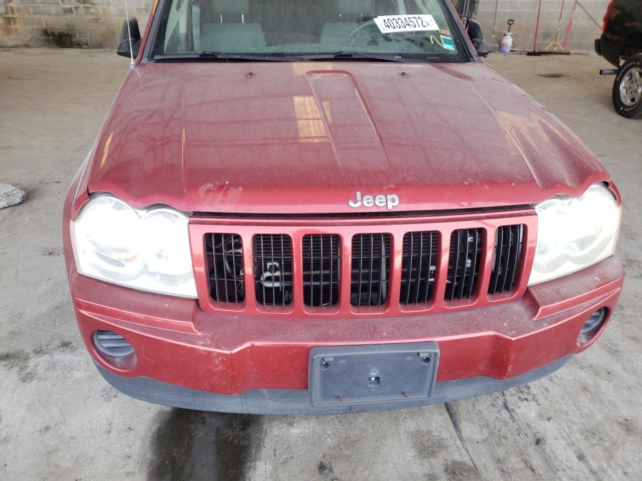 Photo 9 from auction – 2006 JEEP GRAND CHER with VIN 1J4HS48N66C254690