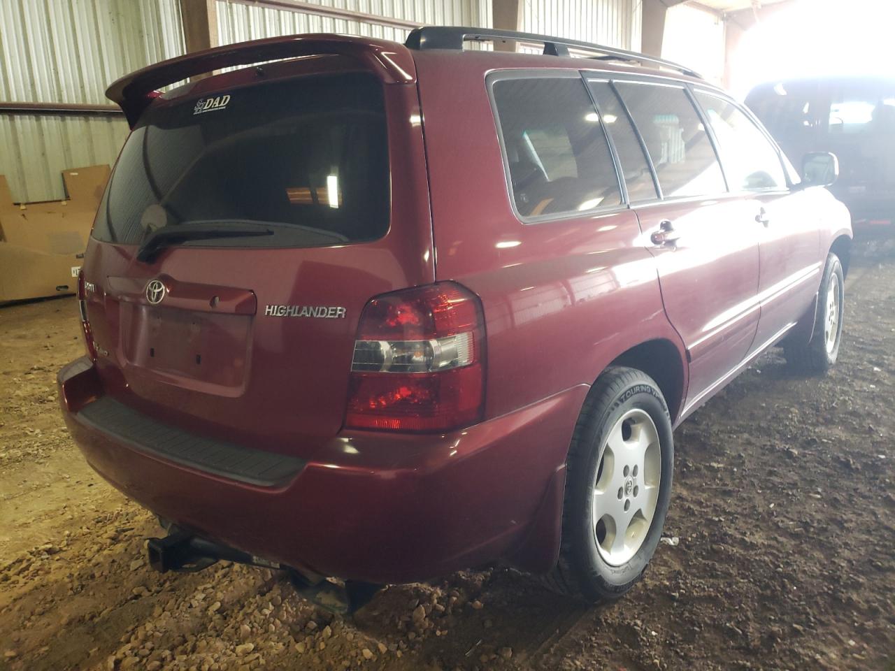 Photo 4 from auction – 2005 TOYOTA HIGHLANDER with VIN JTEEP21A950068515