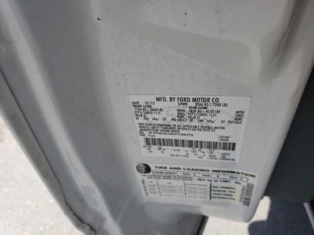 Photo 10 from auction – 2012 FORD F150 SUPER with VIN 1FTFW1ET4CFC49372