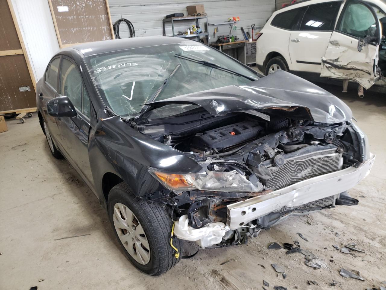 HONDA CIVIC LX 2012 with VIN 19XFB2F50CE011515 - Photo from auction