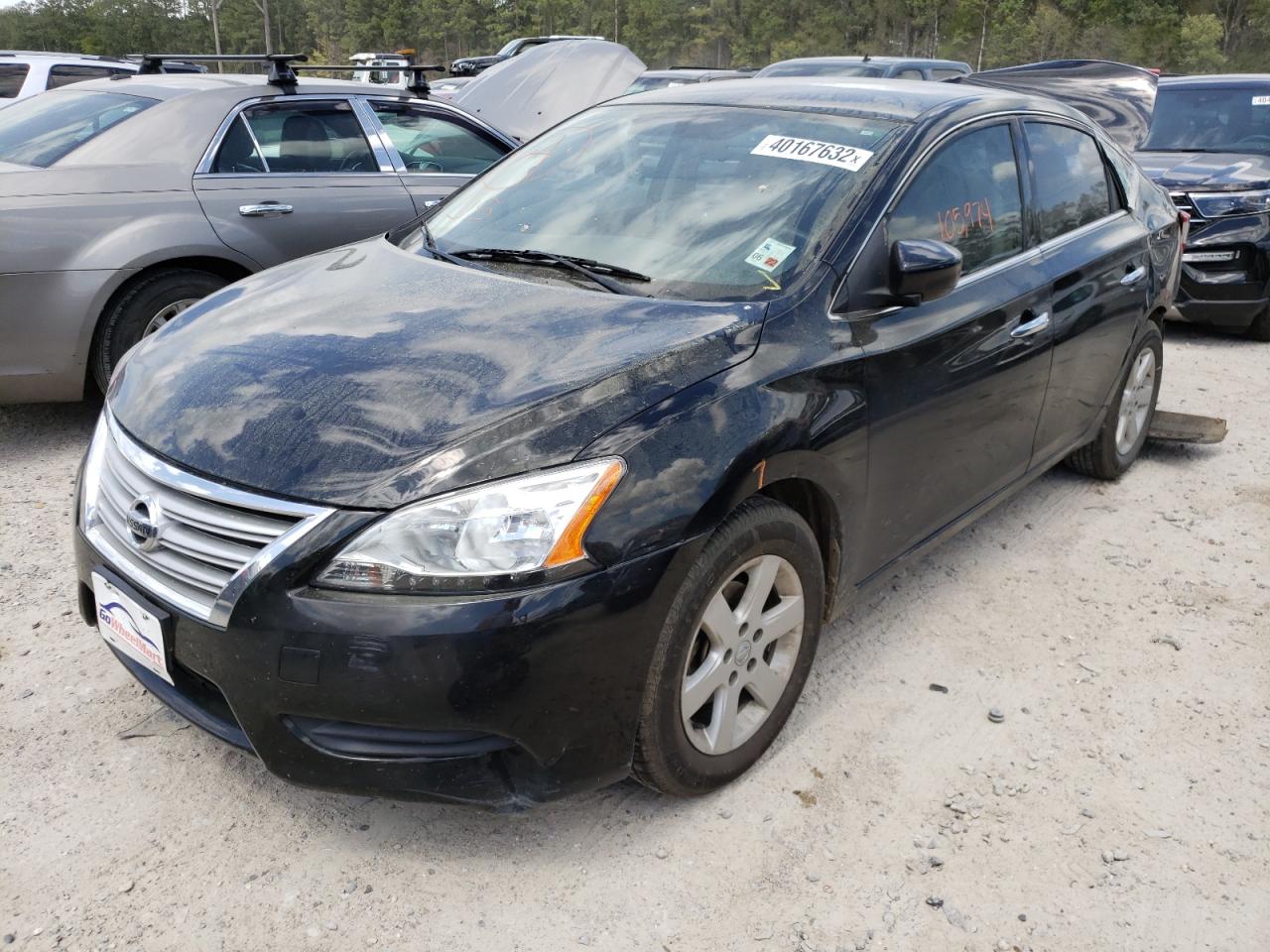 Photo 2 from auction – 2015 NISSAN SENTRA S with VIN 3N1AB7AP4FL669003