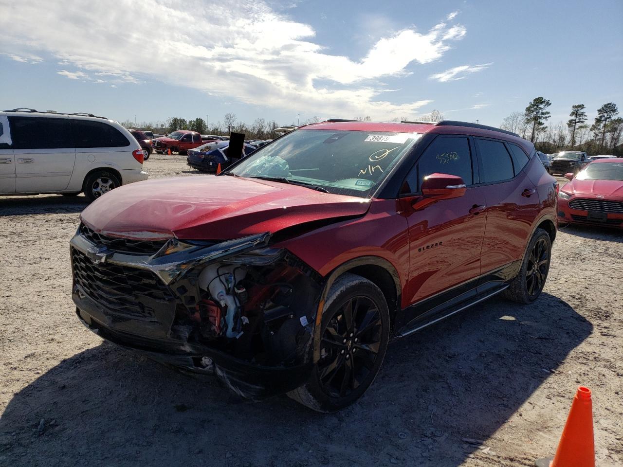 Photo 2 from auction – 2021 CHEVROLET BLAZER RS with VIN 3GNKBERS7MS508797