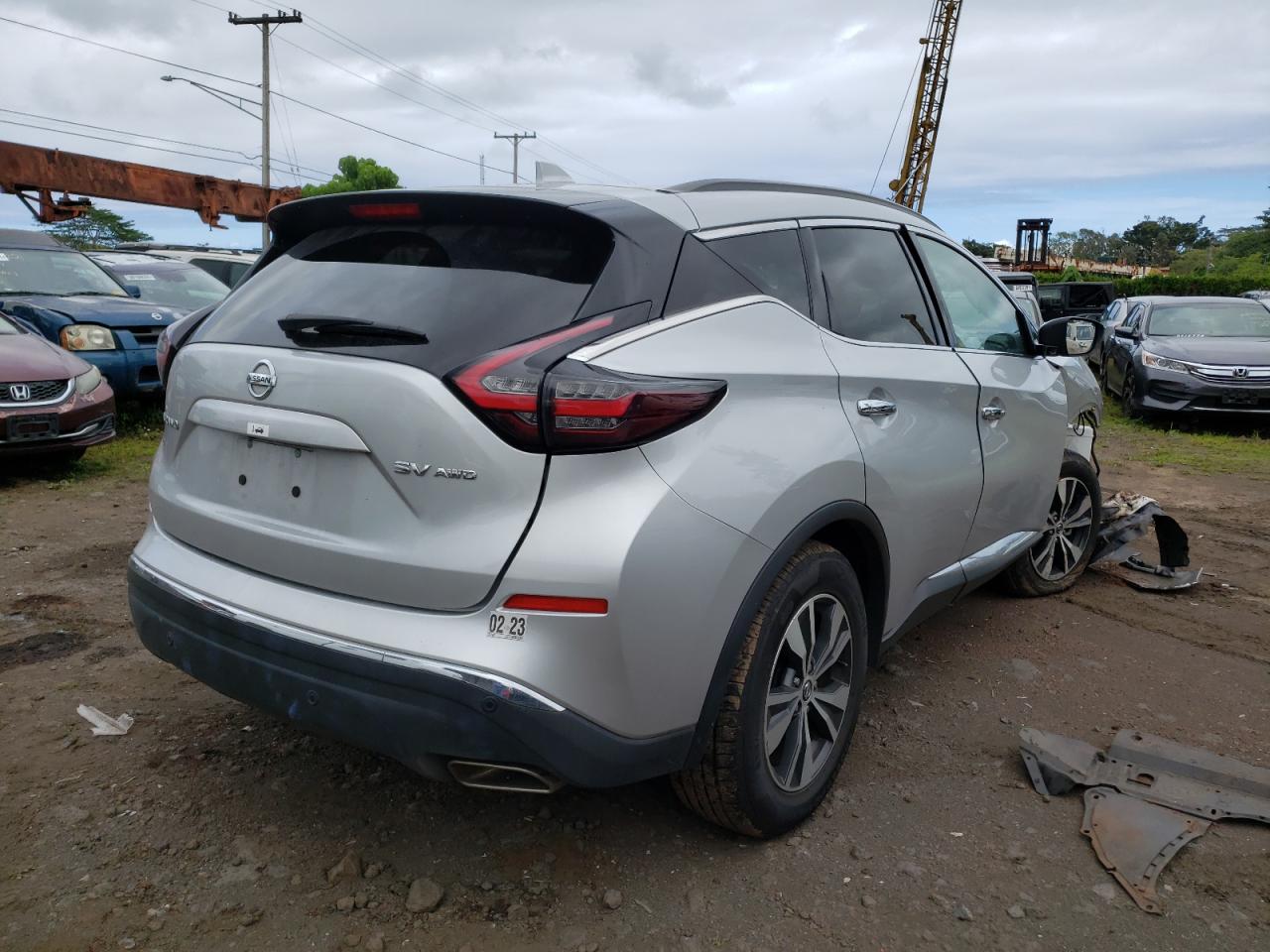 Photo 4 from auction – 2021 NISSAN MURANO SV with VIN 5N1AZ2BS2MC103019
