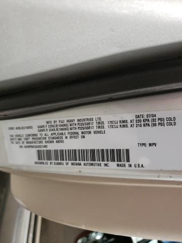 Photo 10 from auction – 2005 SUBARU LEGACY OUT with VIN 4S4BP86C554321483