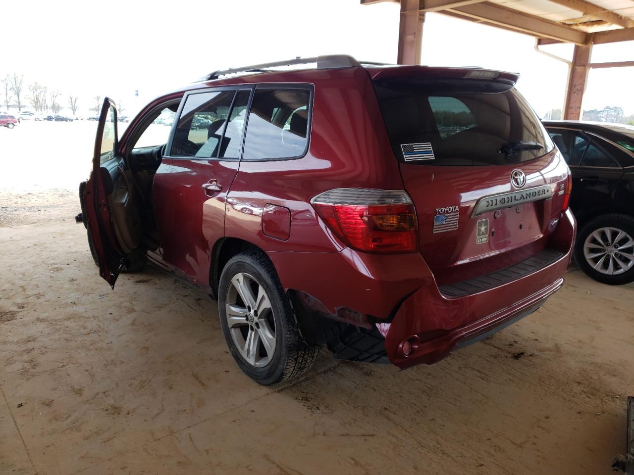 Photo 3 from auction – 2008 TOYOTA HIGHLANDER with VIN JTEES43A182030132