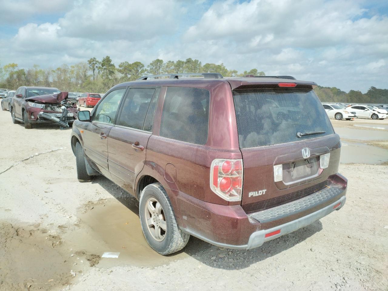 Photo 3 from auction – 2008 HONDA PILOT EXL with VIN 5FNYF28568B014611