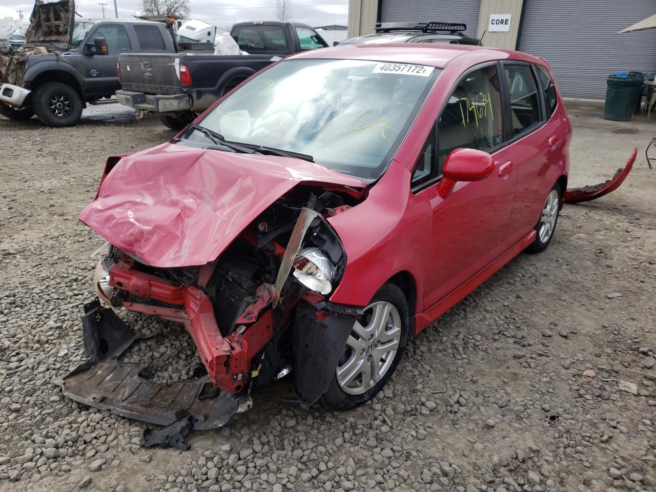 Photo 2 from auction – 2007 HONDA FIT S with VIN JHMGD38667S041565