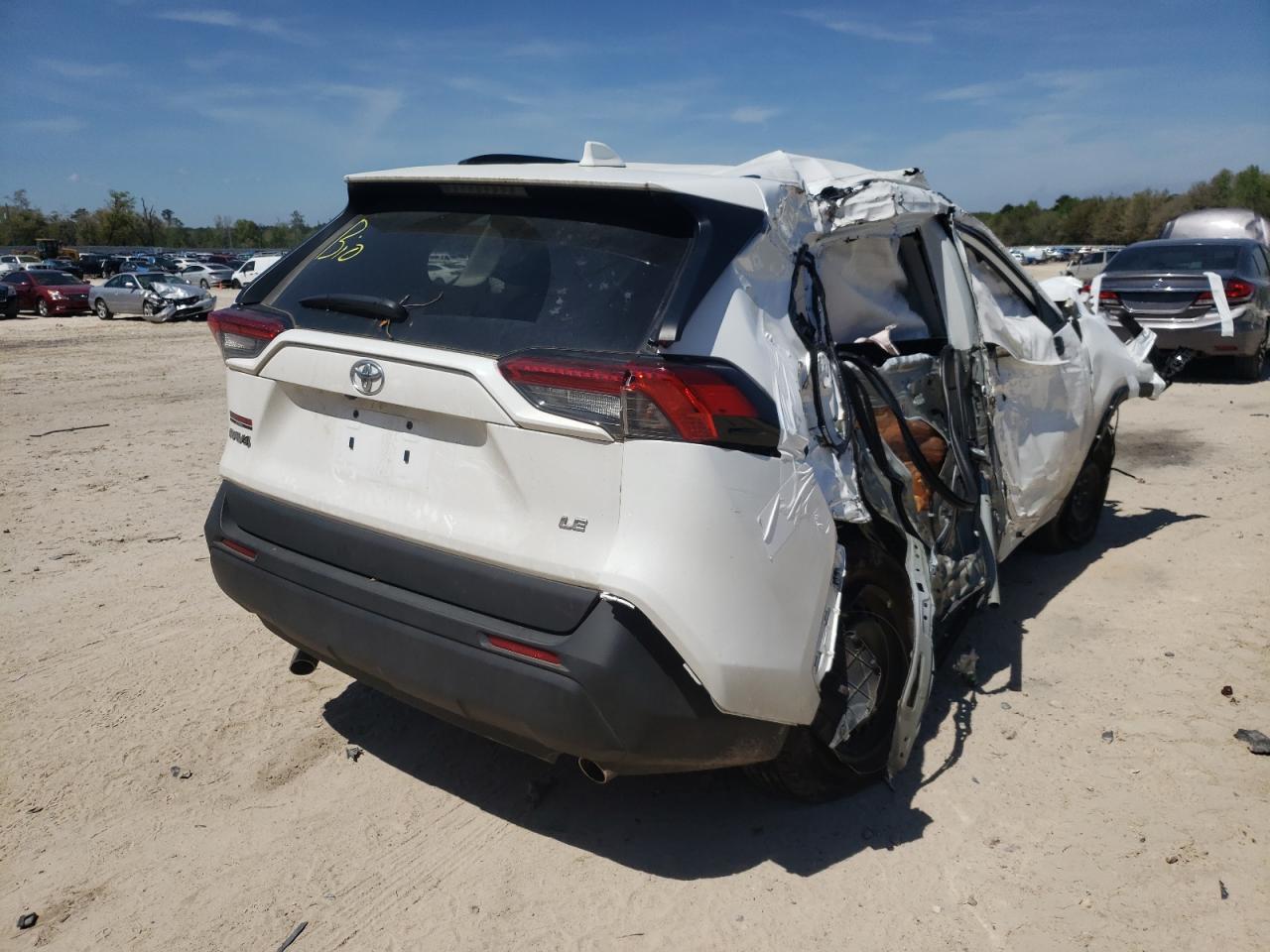 Photo 4 from auction – 2021 TOYOTA RAV4 LE with VIN 2T3H1RFV6MW156410